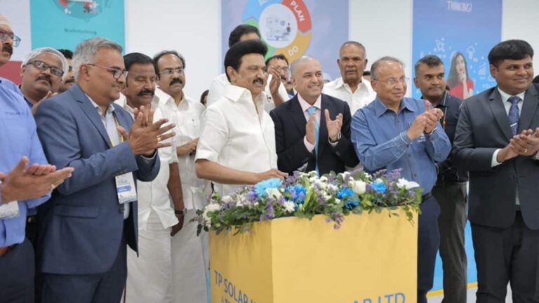 TP Solar Unveils 4.3 GW Solar Cell Facility In Tirunelveli