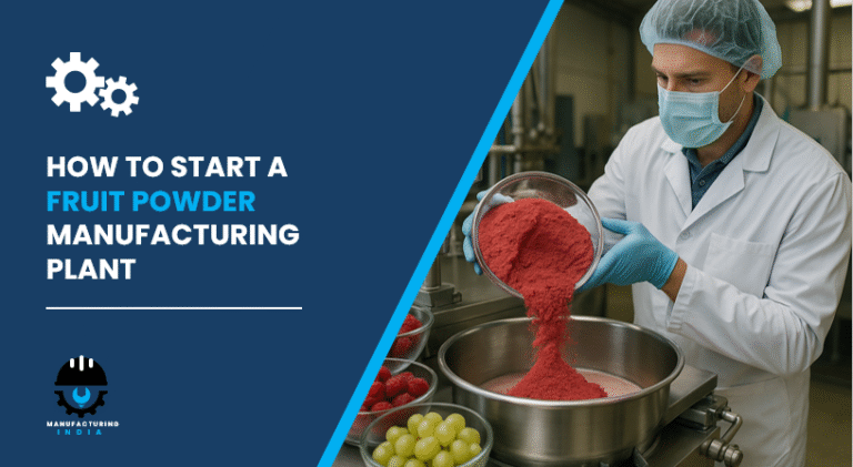 How to Start a Fruit Powder Manufacturing Plant: Step-by-Step Process