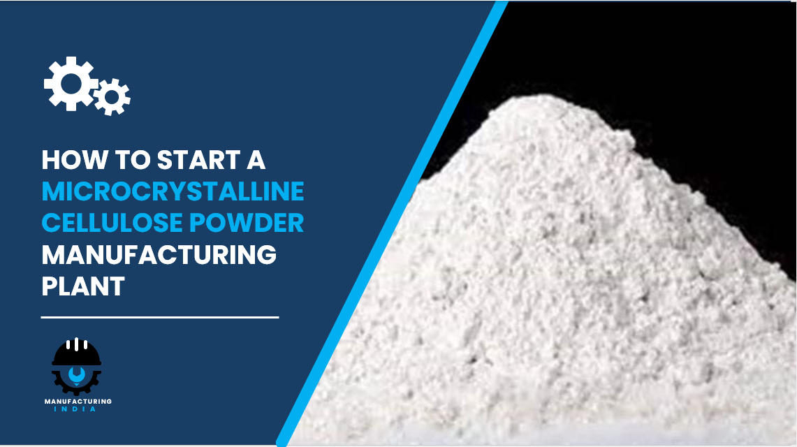 Microcrystalline Cellulose Powder Manufacturing Plant