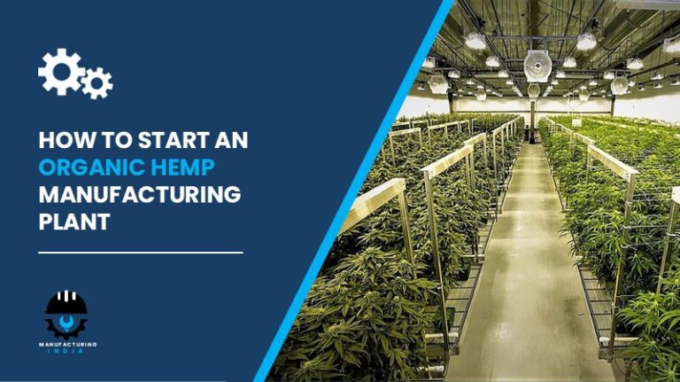 Organic hemp manufacturing plant