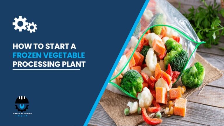 Frozen vegetable processing