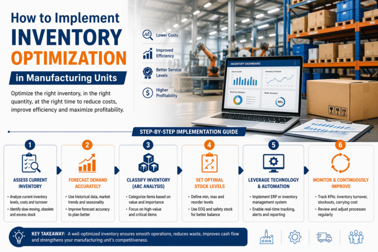 How to Implement Inventory Optimization in Manufacturing Units