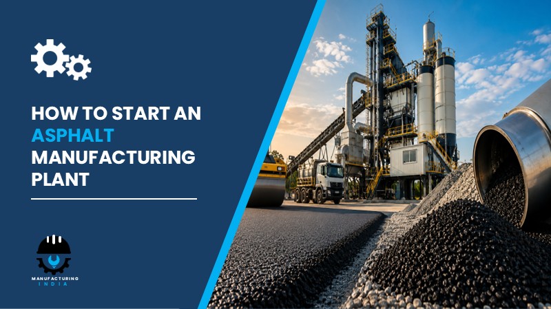 Asphalt manufacturing plant