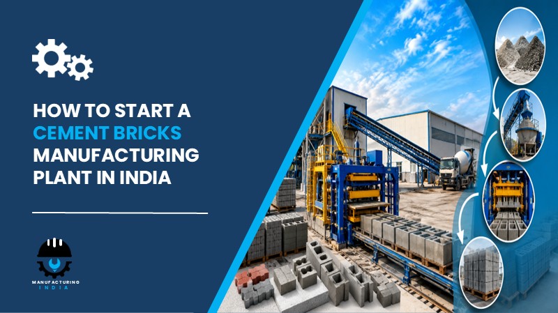 Cement Bricks Manufacturing Plant in India
