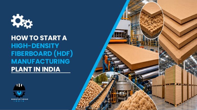 High-Density Fiberboard (HDF) Manufacturing Plant Setup