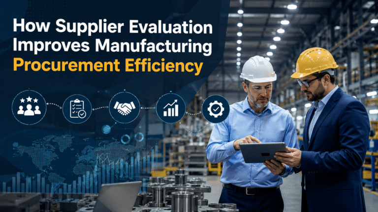 How Supplier Evaluation Improves Manufacturing Procurement Efficiency: Step-by-Step