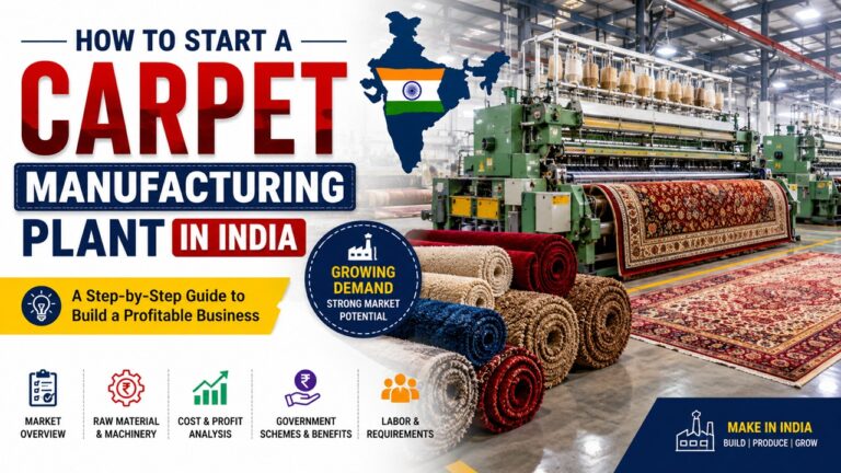 Carpet Manufacturing Plant Setup in India