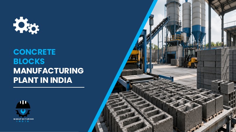 Concrete Blocks Manufacturing Plant in India