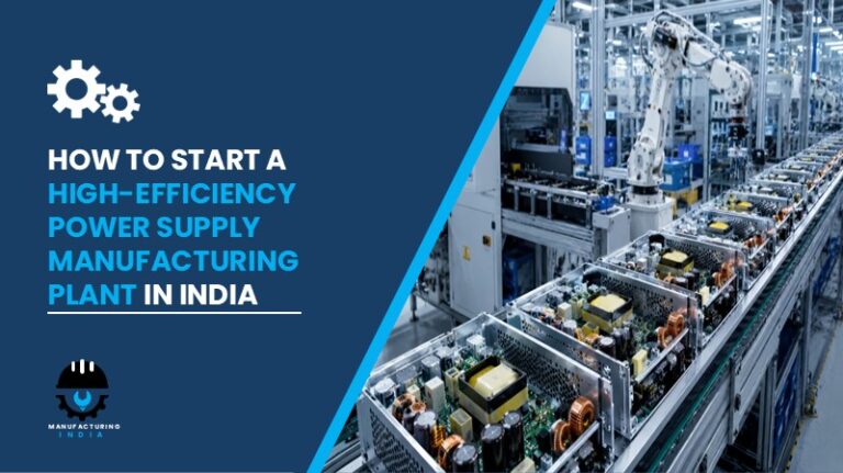 High-Efficiency Power Supply Manufacturing Plant Setup
