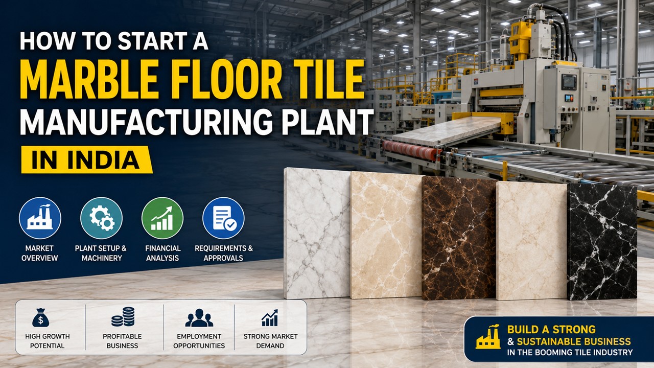 Marble Floor Tile Manufacturing Plant