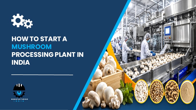 Mushroom Processing Plant in India