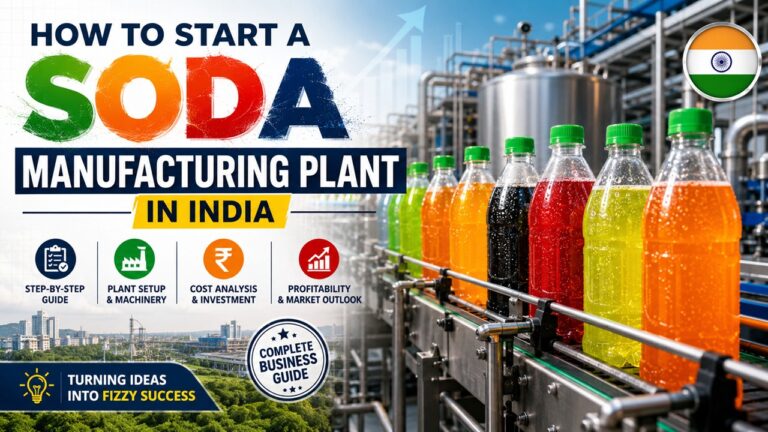 Soda Manufacturing Plant Setup in India
