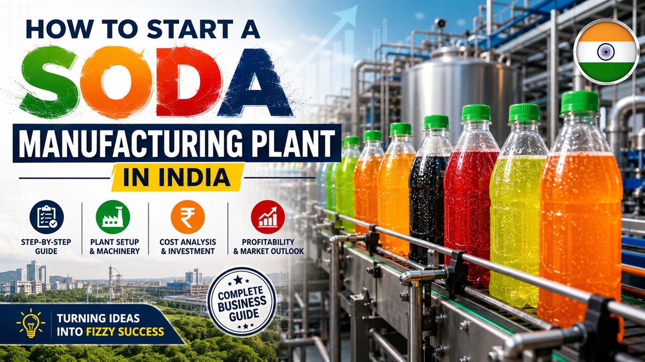 Soda Manufacturing Plant Setup in India