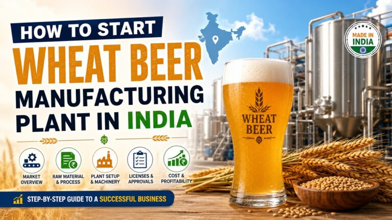Wheat Beer Manufacturing Plant Setup in India