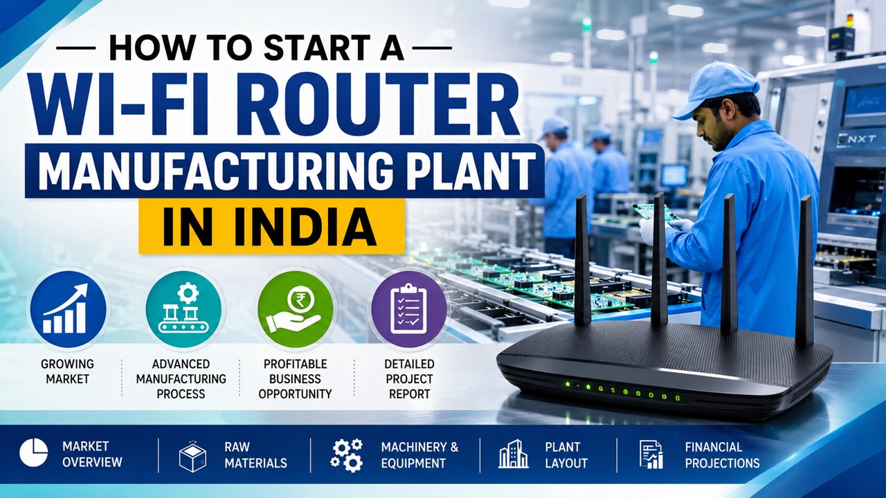 Wi-Fi Router Manufacturing Plant Setup in India