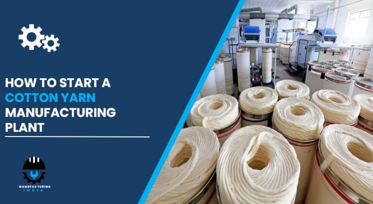 cotton yarn manufacturing plant in India