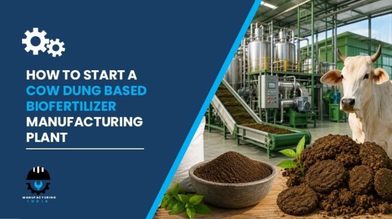 Cow Dung Based Biofertilizer Plant Setup