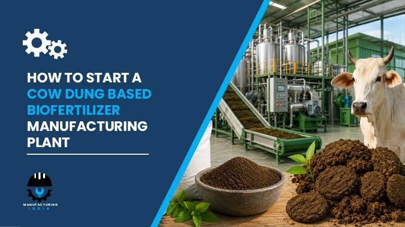 Cow Dung Based Biofertilizer Plant Setup