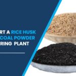 rice husk based charcoal powder manufacturing plant in India