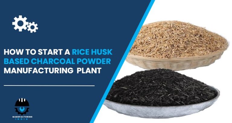 rice husk based charcoal powder manufacturing plant in India