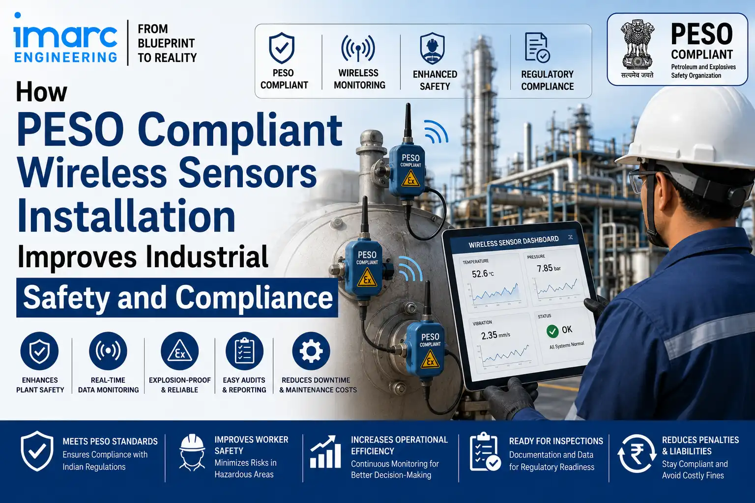 PESO Compliant Wireless Sensors Installation