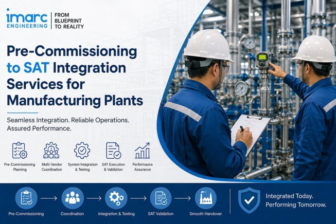 Pre-Commissioning to SAT Integration Services for Manufacturing Plants,