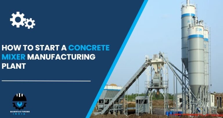 concrete mixer manufacturing plant in India