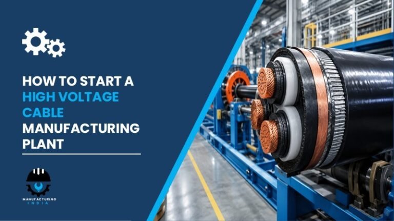 high voltage cable manufacturing plant setup