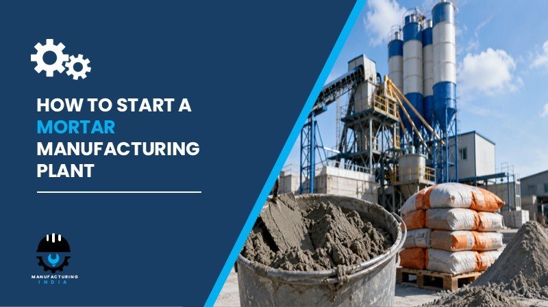 mortar manufacturing plant setup