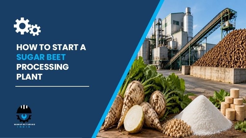 sugar beet processing plant setup