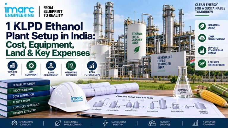 1 KLPD Ethanol Plant Setup in India: Cost, Equipment, Land & Key Expenses