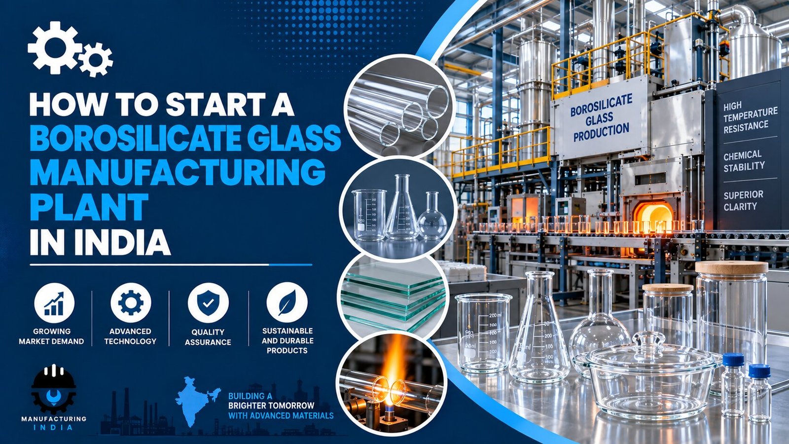 Borosilicate Glass Manufacturing Plant Setup