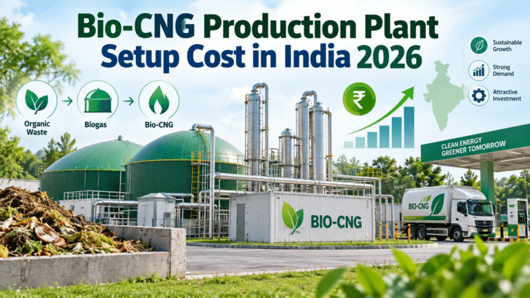 bio-cng production plant setup cost in india