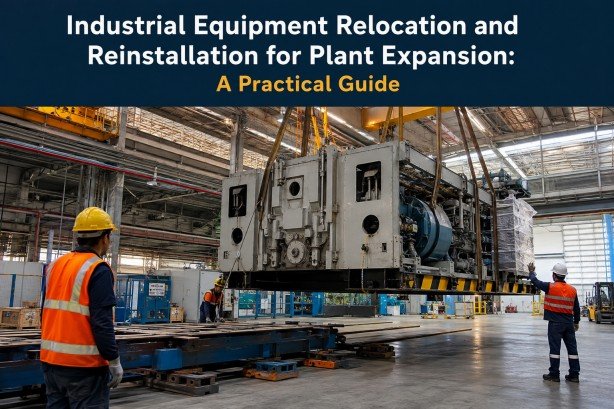 Industrial Machinery Relocation in Factory Interior