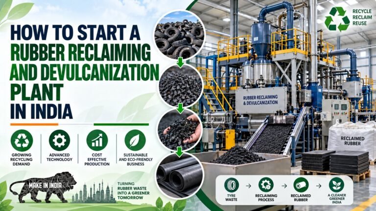 Rubber Reclaiming and Devulcanization Plant in India