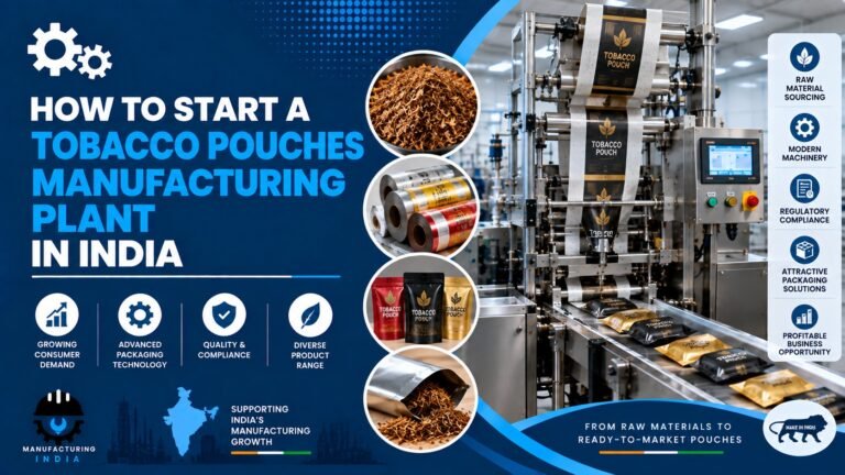 Tobacco Pouches Manufacturing Plant Setup