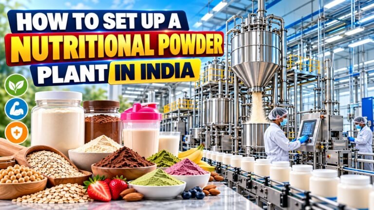Nutritional Powder Manufacturing Plant Setup