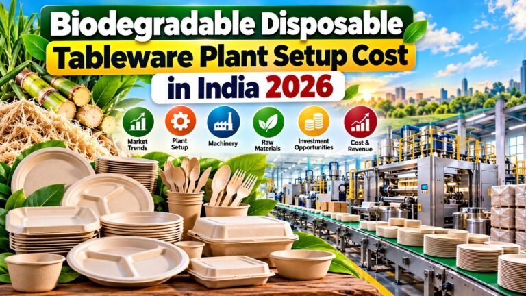 Biodegradable Disposable Tableware Manufacturing Plant Setup