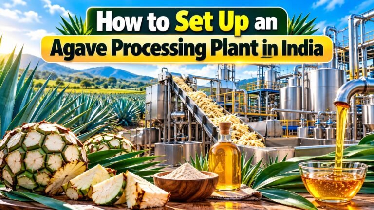 Agave Processing Plant Setup