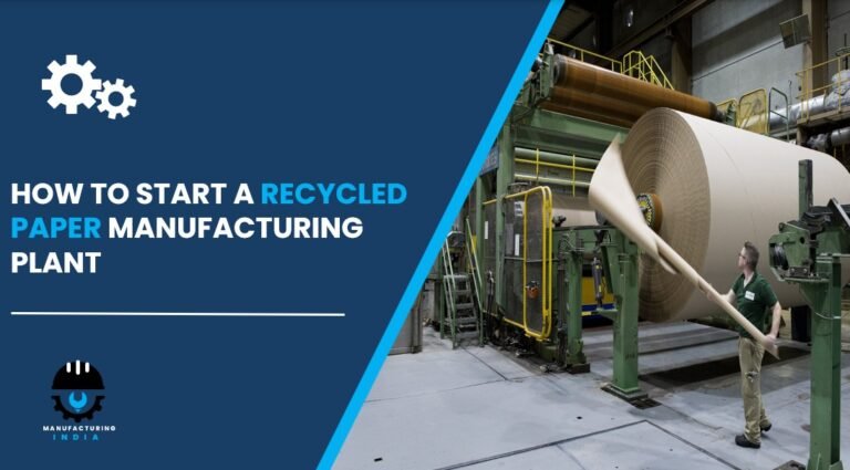 recycled paper plant cost in india