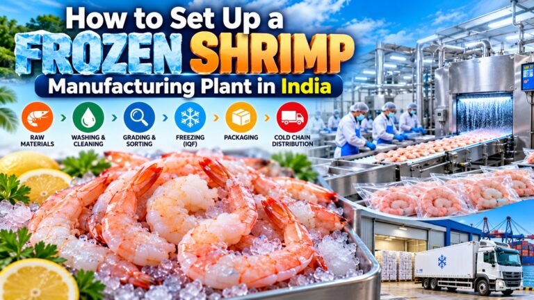 Frozen Shrimp Manufacturing Plant Setup