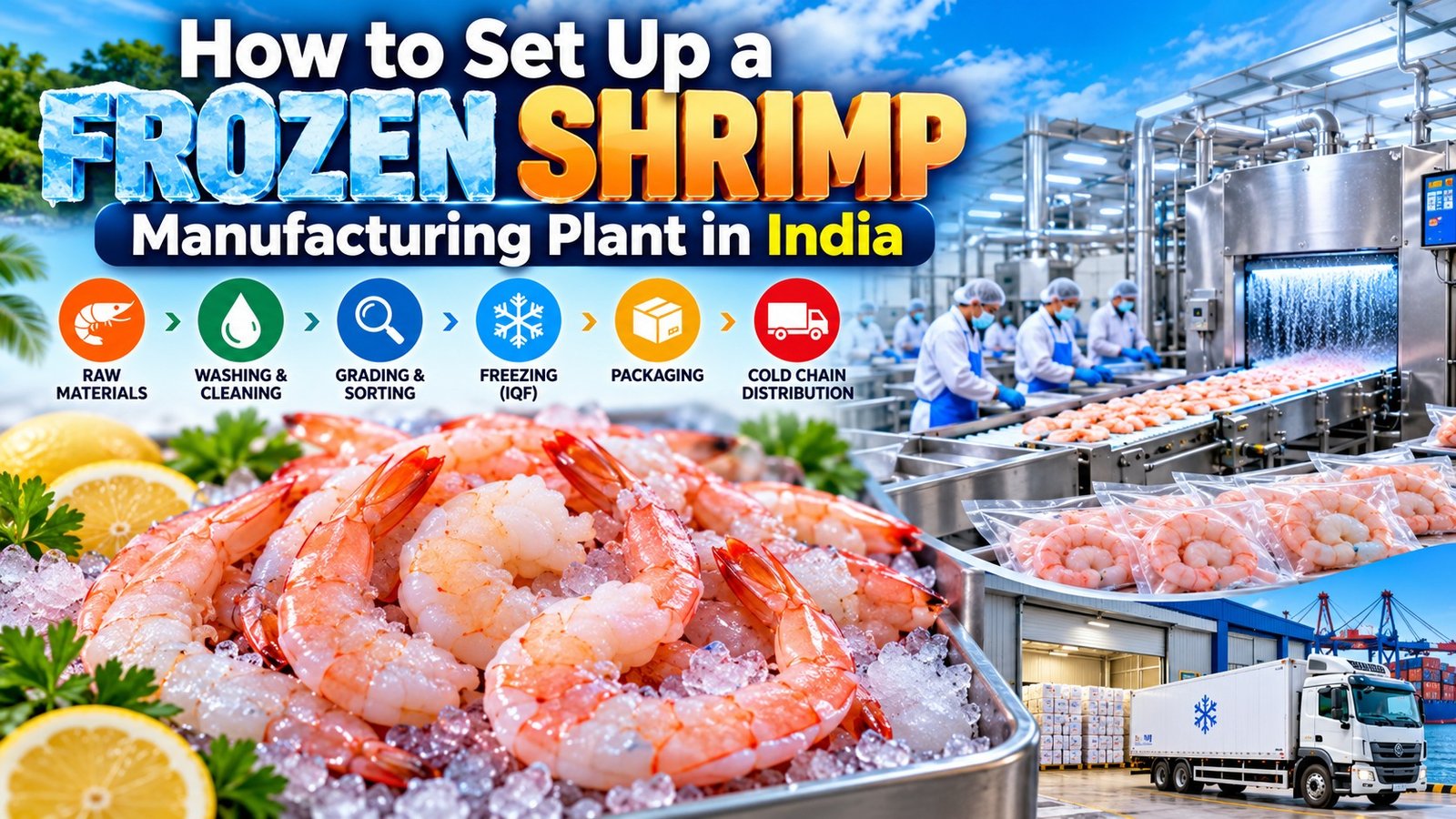 Frozen Shrimp Manufacturing Plant Setup