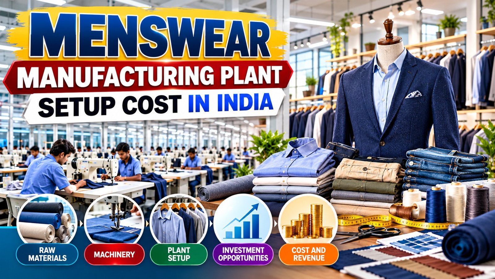 Menswear Manufacturing Plant Setup