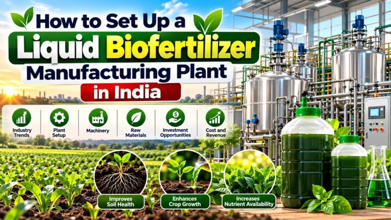 Liquid Biofertilizer Manufacturing Plant Setup