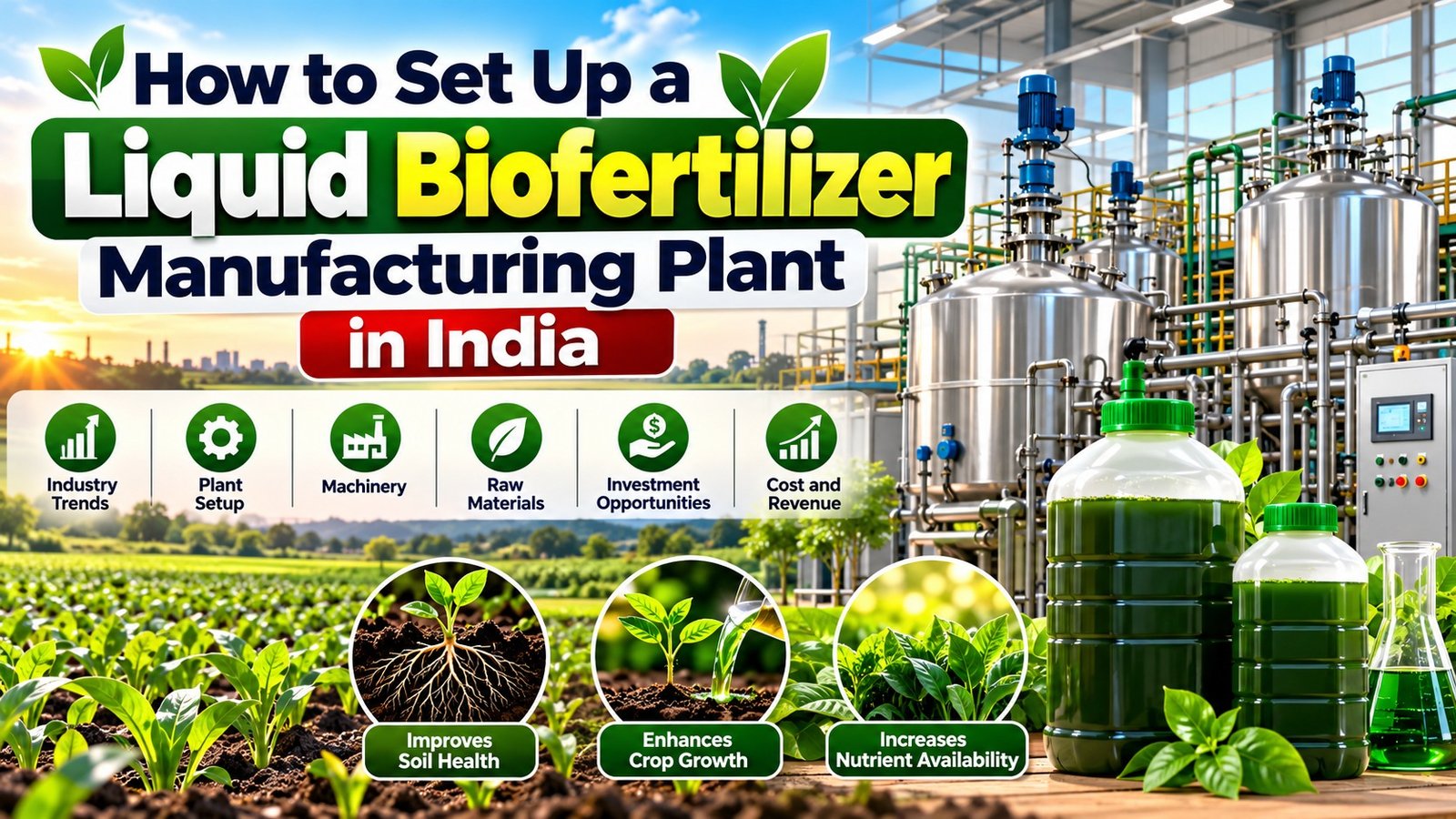 Liquid Biofertilizer Manufacturing Plant Setup