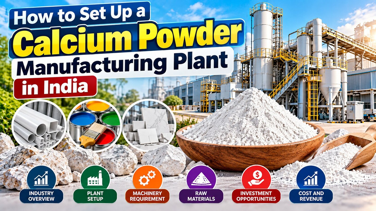 Calcium Powder Manufacturing Plant Setup