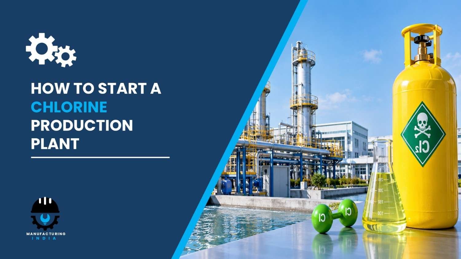 chlorine production plant setup in India