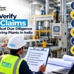 echnical Due Diligence for Manufacturing Plants