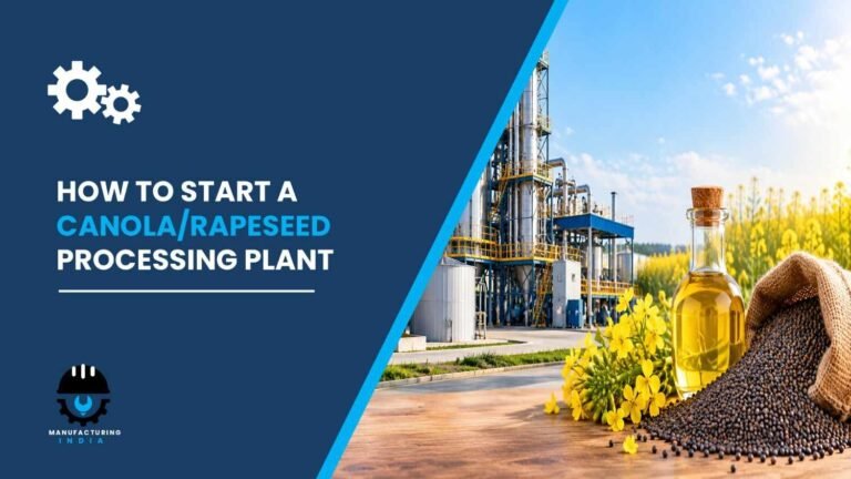 Canola/Rapeseed Processing Plant Setup