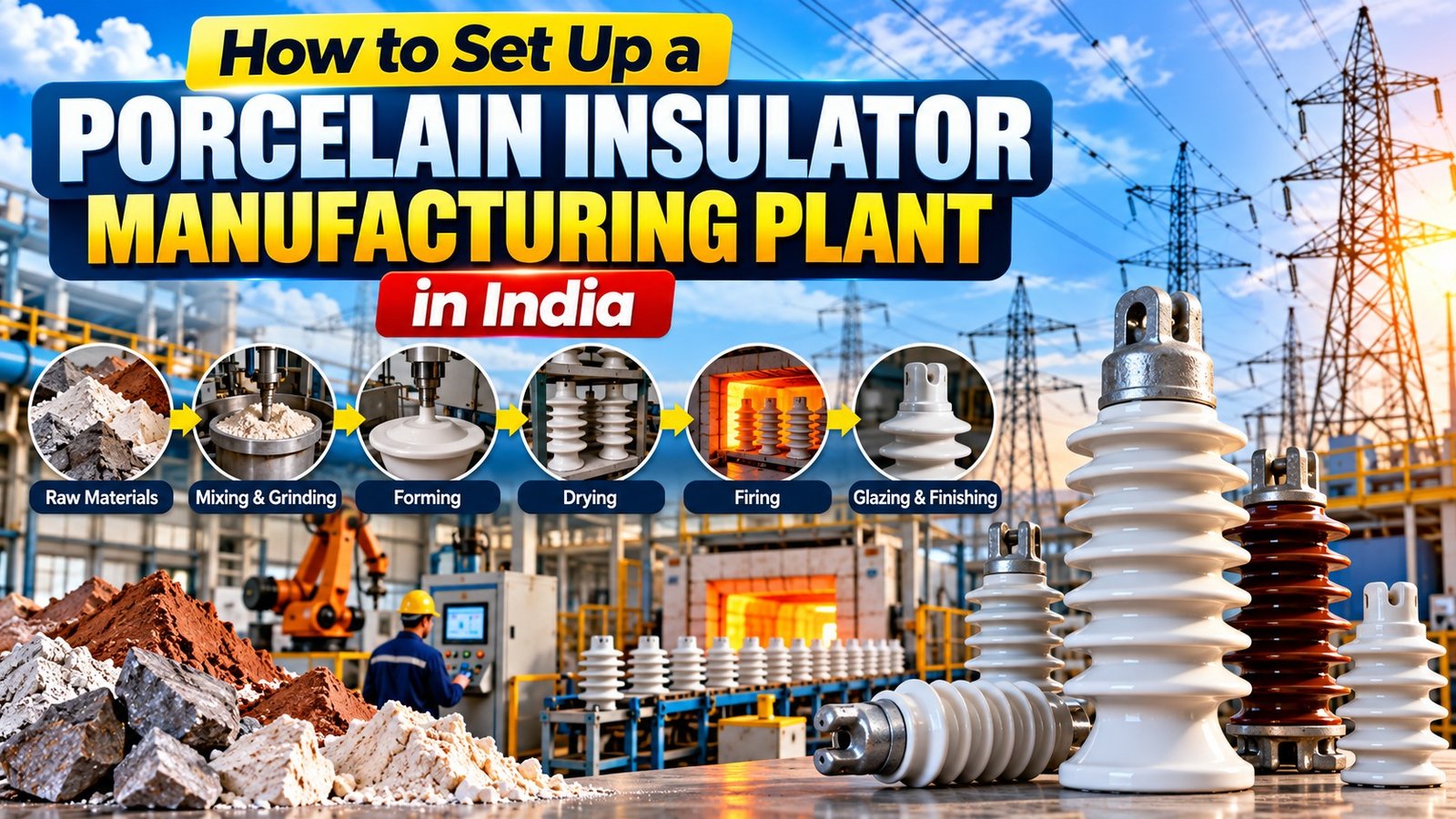 Porcelain Insulator Manufacturing Plant Setup